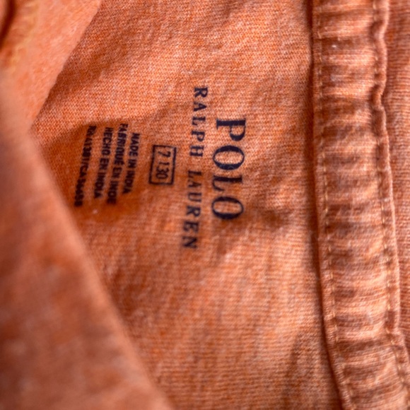 ‼️USED‼️ Polo by Ralph Lauren Boys Kids' Pink, Orange, and Teal Shirts - Picture 3 of 4